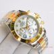 Swiss Copy Rolex Cosmo Daytona A7750 904l Two Tone White MOP Dial watch (2)_th.jpg